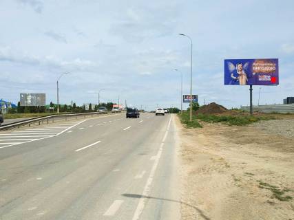 Билборд A в Трасах Хмельницька, 3x6  В'їзд з Чернівців (хаб Нова Пошта, азс АМІК, H03) фото 1