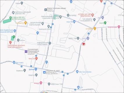 Билборд A в Хмельницком, 3x6  Гетьмана І.Мазепи вул. 64 (азс ОККО, металобаза Вікант) схема