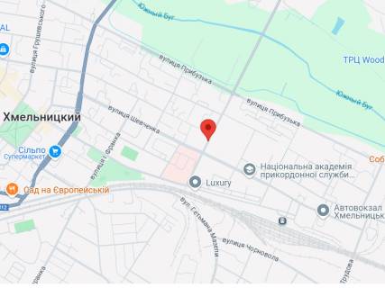 Ситилайт B в Хмельницком, 1.8x1.2  Зарічанська вул. 12 (навпроти Таврія В, АТБ) схема