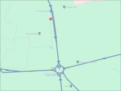 Билборд B в Трасах Хмельницька, 3x6  В'їзд з Чернівців (навпроти хабів АТБ, Епіцентр, азс АМІК, H03) №1 схема