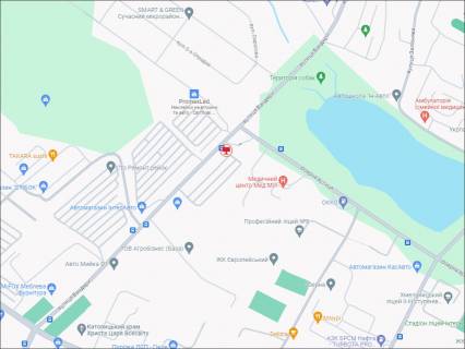 Билборд B в Хмельницком, 3x6  Степана Бандери (Маршала Рибалка) вул. - Озерна вул. (азс ANP) схема