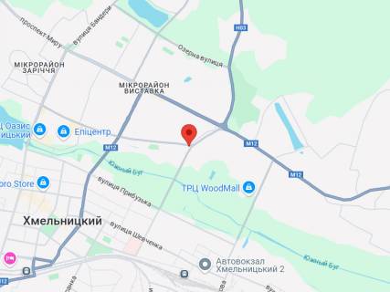 Ситилайт A в Хмельницком, 1.8x1.2  Зарічанська вул. 1 (ТРЦ Проскурів Плаза) №2 схема