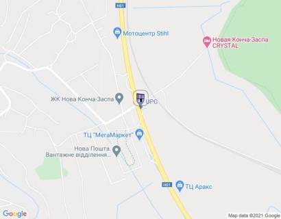 Призма A в Ходосовке, 6х3  с. Ходосівка, 26 км, Новообухівське шоссе, 1 на світлофорі (напроти ТЦ "Мега Маркет") в напрямку Києва - 452530 схема