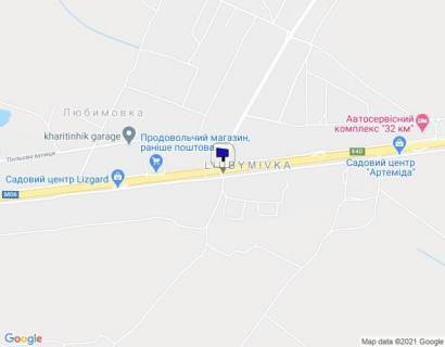 Billboard B in Lyubimivka, 6х3  s. Lubimivka, Zitomirs'ka trasa, 33 km v napramku Zitomira scheme