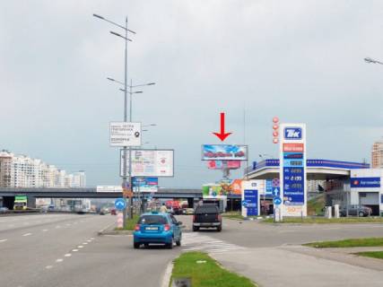 Бэклайт A в Киеве Бажана пр-т, розв'язка з Григоренко пр-т, біля ст.м. Позняки, до Південного мосту фото 1