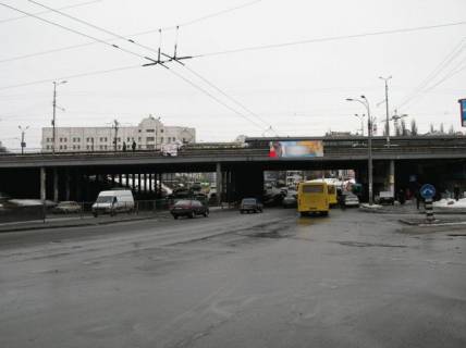 Билборд A в Киеве, 8x2  Гетьмана вул. / Борщагівська вул., до Севастопольської пл. фото 1