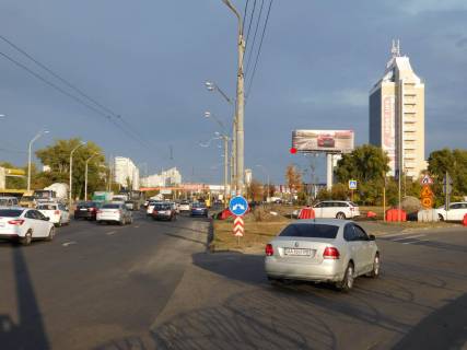 Бэклайт A в Киеве просп. Степана Бандери (Московський), розв'язка з Богатирській вул., до Північного мосту фото 1