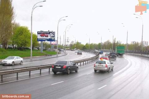 Билборд  в Киеве Электриков ул.21, за железнодорожным мостом, 3-й от Північний міст (Московський міст) фото 1