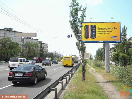 Билборд A в Киеве, 6x3  просп. Соборності (Возз’єднання), навпроти буд. 5, рух в напрямку м. Патона фото 1