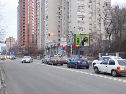 Скроллер A в Киеве, 3.14x2.3  Малевича Казимира вул. /Німецька вул. (Тельмана), Палац Україна, на світлофорі - 160802 фото 1