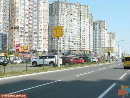 Билборд  в Киеве Ахматовой ул. 44/11 перекресток с ул. Урловская фото 1