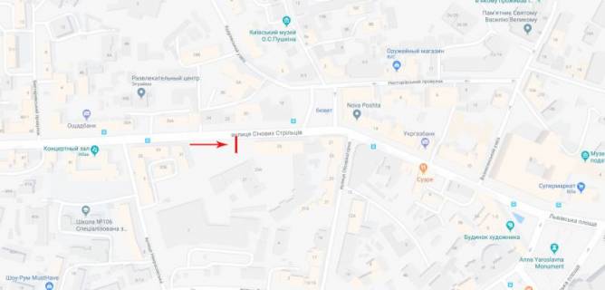 Билборд  в Киеве, 3,14x2,3  50.4563196000, 30.4995055800, схема
