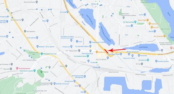 Нестандарт B в Киеве, 8x2  просп. Степана Бандери (Московський), Богатирська вул., від Північний міст (Московський міст) схема