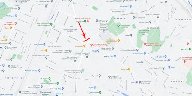 Нестандарт B в Киеве, 8x2  Чоколівський бул .., Севастопольська пл., до Деміївської пл. схема