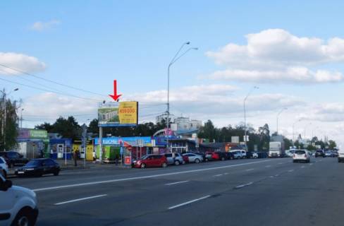Билборд B в Киеве Броварський пр-т, біля ст.м. Дарниця, від ст.м. Лівобережна, з центру фото 1