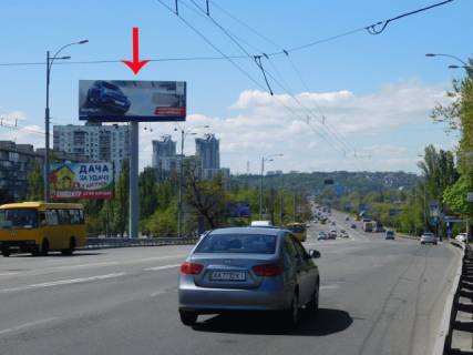 Megaboard B in Kyiv Vossoedinenia pr-t, razvazka s st.Bereznakovskoj, v storonu mosta Patona Photo 1