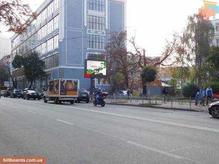 Билборд A в Киеве, 3,14x2,3  Січових Стрільців (Артема) вул. 27 - вул. Обсерваторна, в напрямку до Львівської площі фото 1