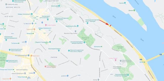 Билборд  в Киеве, 3,14x2,3  50.4495571900, 30.5467488500, схема