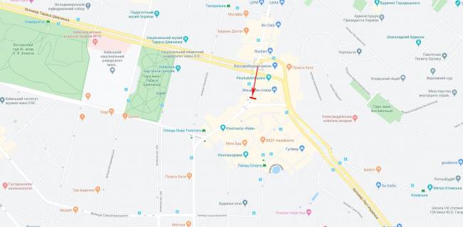 Сiтiлайт B у Києві Велика Васильківська вул. (Червоноармійська).  5 схема