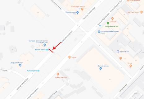 Скролер, Скрол A у Києві Нижній Вал 15 - 183878 схема