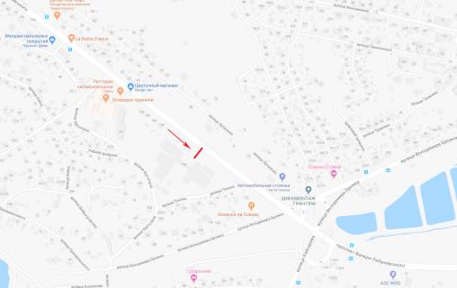 Скроллер A в Киеве, 3,14x2,32  Лобановського Валерія (Червонозоряний) пр-т 108, в напрямку до Деміївської пл. - 183991 схема