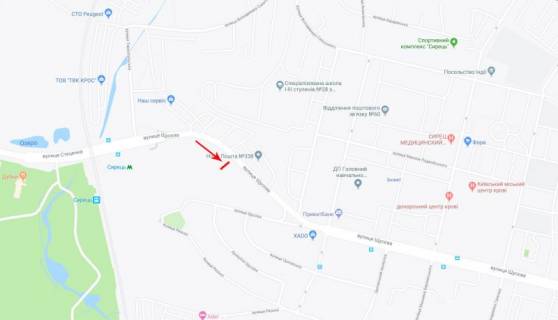 Билборд  в Киеве, 3x6  50.4764871800, 30.4341240500, схема