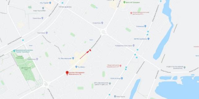 Билборд  в Киеве, 3x6  50.5098531600, 30.6108294100, схема