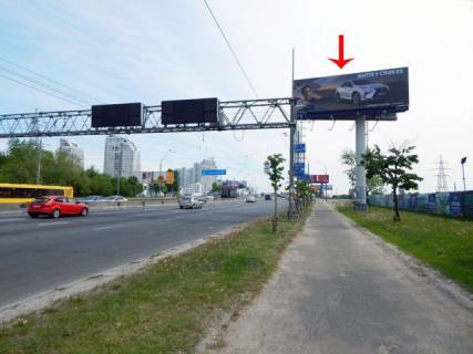 Билборд A в Киеве, 12x4  просп. Степана Бандери (Московський)., від Почайної (Петрівки), 700м до Північного мосту фото 1