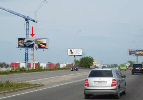 Бэклайт B в Киеве Заболотного вул., біля Столичного шосе 1, транспортна розв'язка, від Одеської пл. фото 1