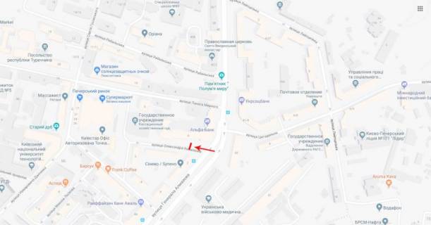 Билборд  в Киеве, 1,2x1,8  50.4320994700, 30.5440087900, схема