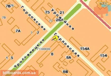 Призма  в Киеве Харьковское шоссе 154, возле ул.Тростянецкой, к Харьковской пл. - 53999 схема