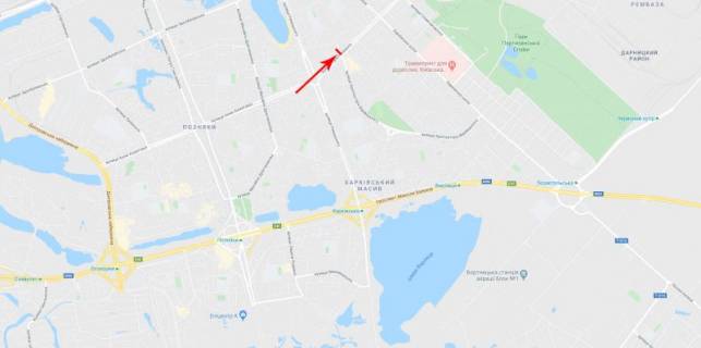Билборд  в Киеве, 3x6  50.4159114900, 30.6495693900, схема