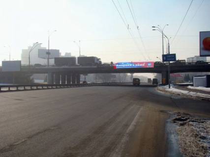Білборд, Бігборд (Борд)  A у Києві, 16x2  Одеська пл., Глушкова пр., з центру Фото 1
