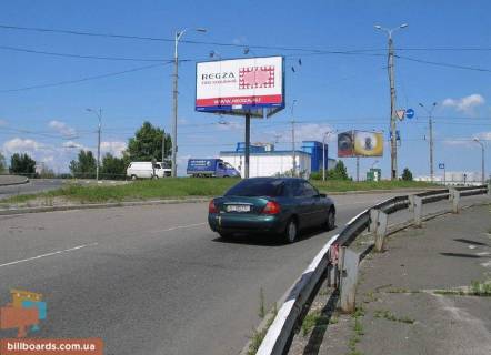 Билборд  в Киеве Луговая ул., Богатырская ул., возле ТЦ Караван, развязка со стороны ул.Богатырской фото 1