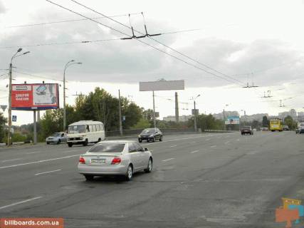 Билборд  в Киеве Луговая ул., возле ул.Богатырской, рядом ТЦ Караван, в центр фото 1