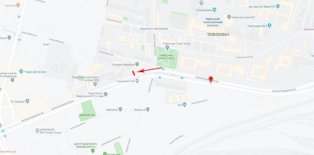 Билборд  в Киеве, 2x4  50.4466028100, 30.4518856400, схема
