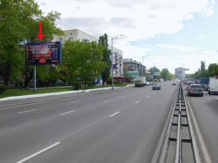 Billboard B in Kyiv, 3x6  Gagarina U. pr-t 14, ruh v napramku Darnic'koi pl. Photo 1