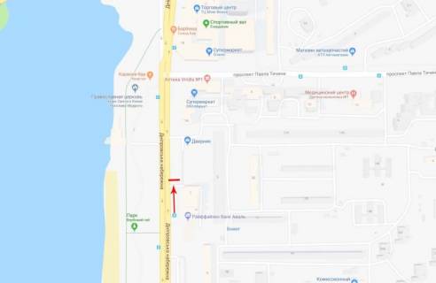 Скроллер A в Киеве, 3,14x2,32  Дніпровська набережна. 5-А, в напрямку до мосту Патона - 163315 схема