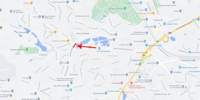 Билборд  в Киеве, 8x2  50.4083510200, 30.4922246400, схема