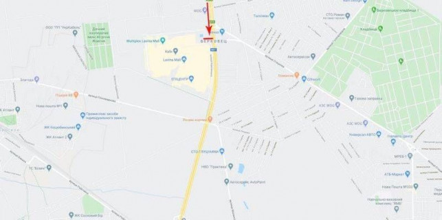 Видеоборд A в Киеве, 12x4  Палладіна пр., біля Стеценко вул., до ст.м. Академмістечко, просп. Берестейський (Перемоги) - 657042 схема