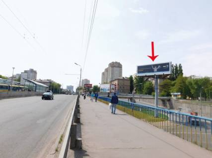 Мегаборд A в Киеве Борщаговская ул., развилка с ул.Индустриальной, к ст.м.Шулявка, в центр фото 1