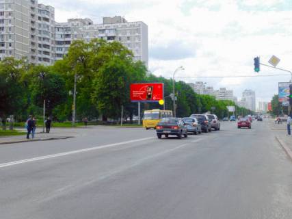 Билборд B в Киеве, free  Харківське шосе, біля Вербицького вул. , від Харківської пл., в центр фото 1