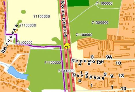 Бэклайт A в Киеве Кільцева дорога 27, к просп. Берестейський (Перемоги), ст.м. Академмістечко схема