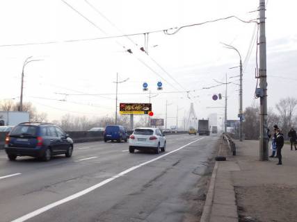 Білборд, Бігборд (Борд)  B у Києві, 12x4  просп. Романа Шухевича (Генерала Ватутіна). (з`їзд з мосту на лівий берег) Фото 1