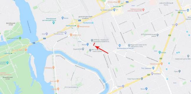 Билборд  в Киеве, 3x6  50.4478530600, 30.6036772100, схема