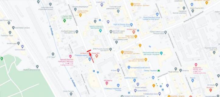 Билборд  в Киеве, 3,14x2,3  50.4225819100, 30.5146815200, схема