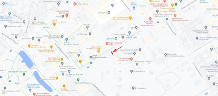 Billboard  in Kyiv, 3x6  50.3838392200, 30.4623355300, scheme