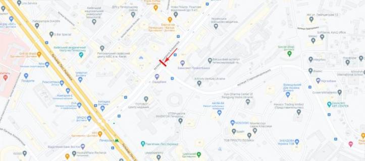Билборд  в Киеве, 1,2x1,8  50.4300759000, 30.5420045600, схема