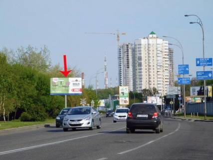 Billboard B in Kyiv, 3x6  Grincenka M. st., 16-j vid Protasovogo Aru, zliva, ruh v napramku Saperno-Slobids'ka st. Photo 1
