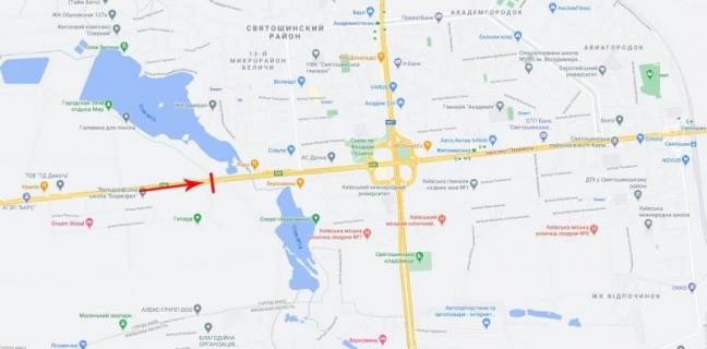 Нестандарт A в Киеве, 8x2  просп. Берестейський (Перемоги) 139, поруч кемпінг "Пролісок", в центр схема
